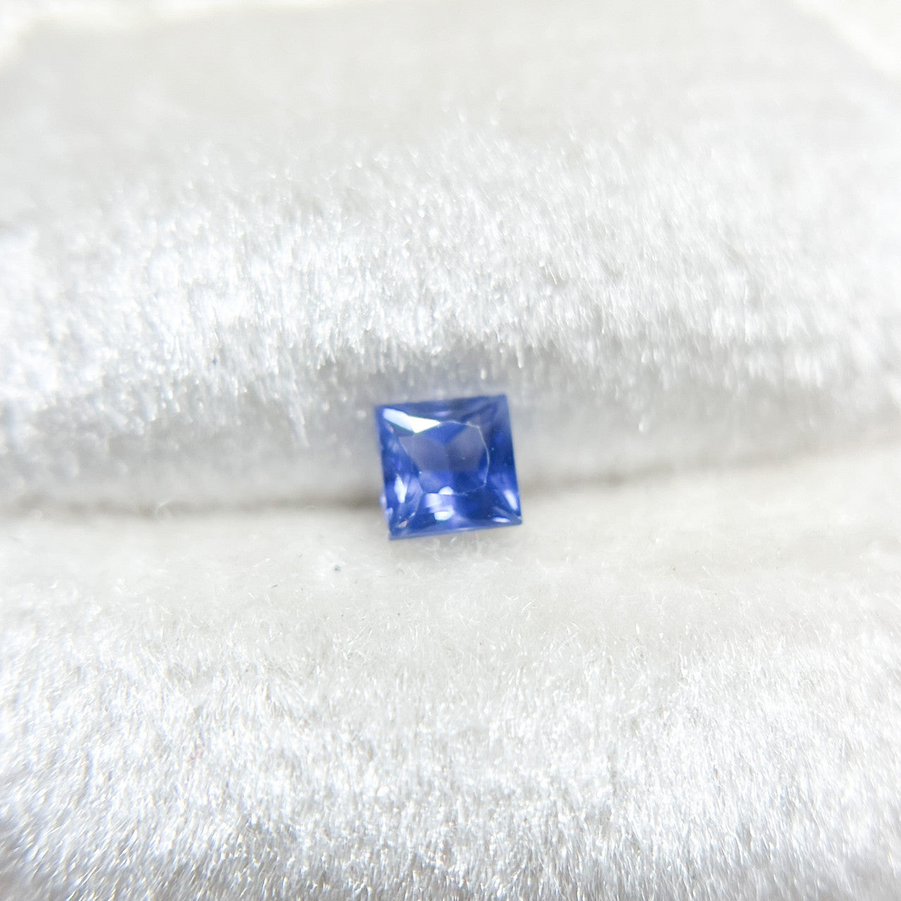 Princess Cut Blue Ceylon Sapphire - 1197