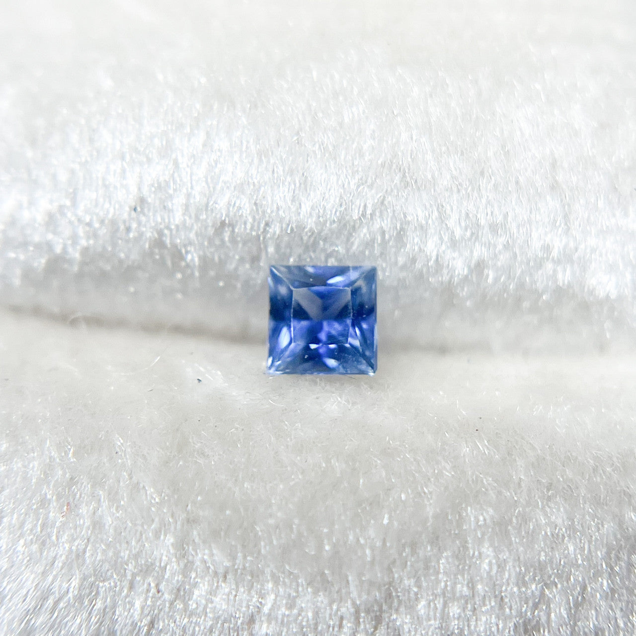 Princess Cut Blue Ceylon Sapphire - 1198
