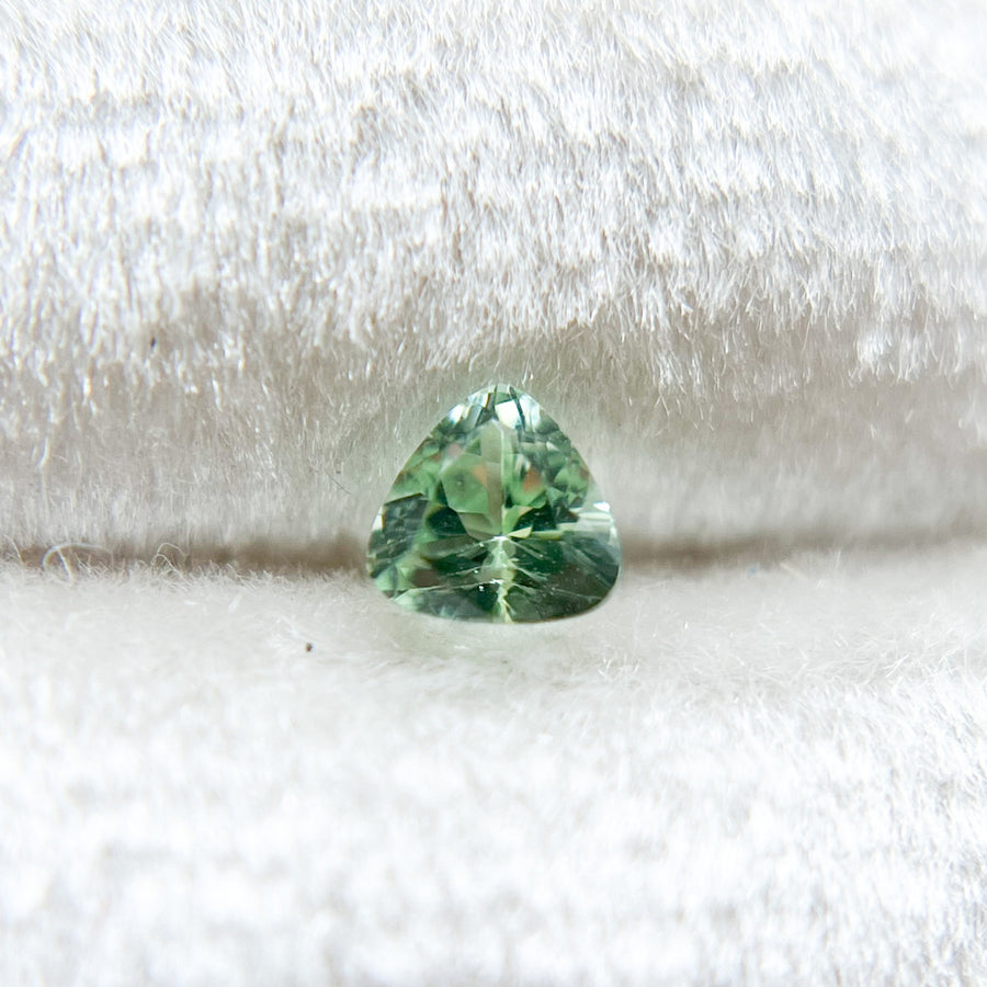 Trillion Cut Mint Green Maine Tourmaline