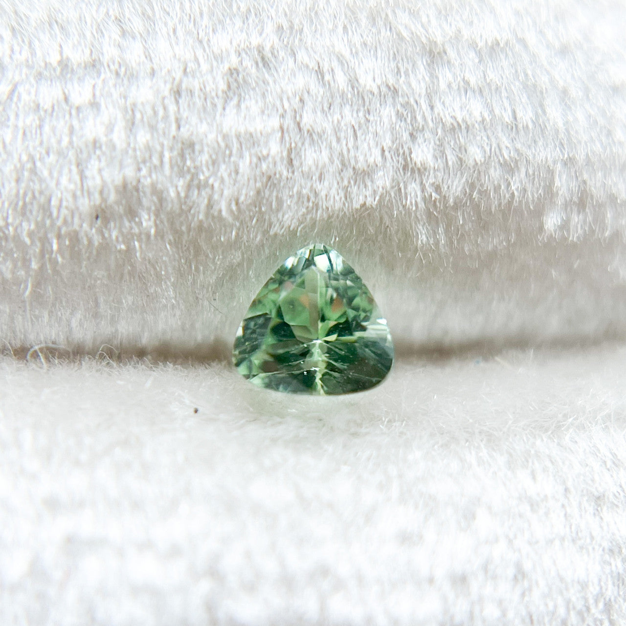 Trillion Cut Mint Green Maine Tourmaline