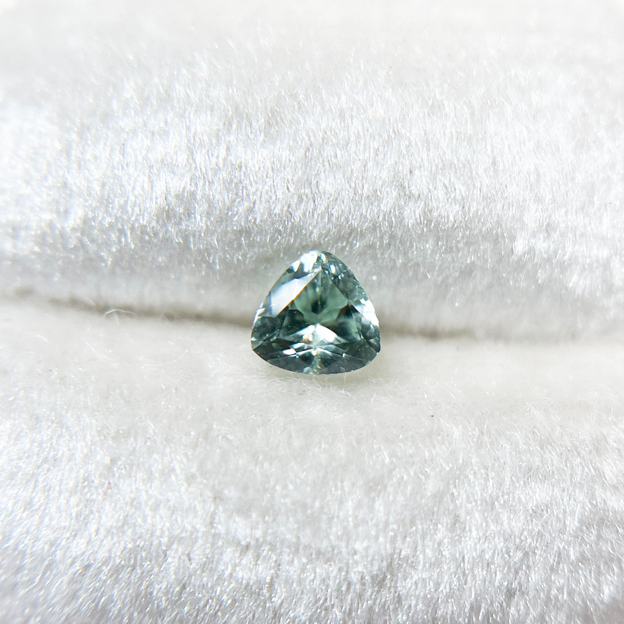 Trillion Cut Soft Green Maine Tourmaline