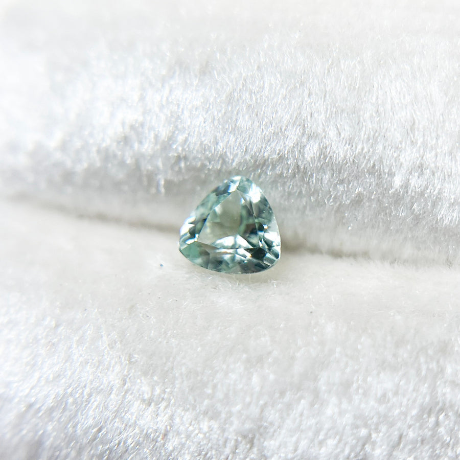 Trillion Cut Soft Green Maine Tourmaline