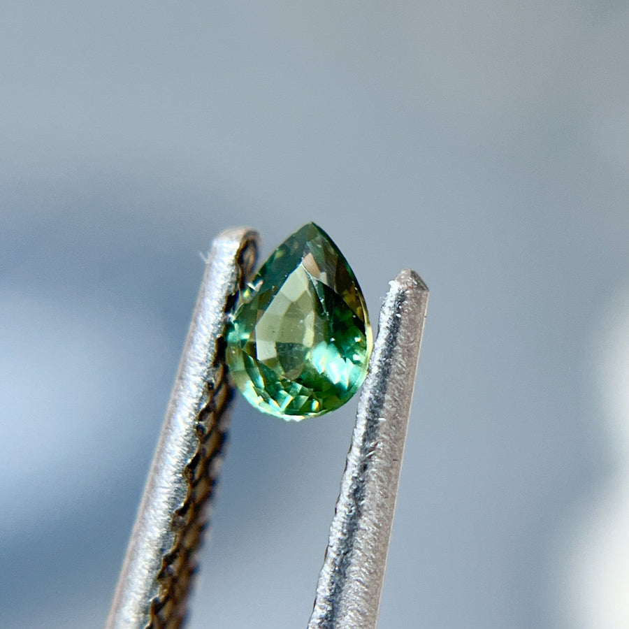 Pear Cut Montana Sapphire