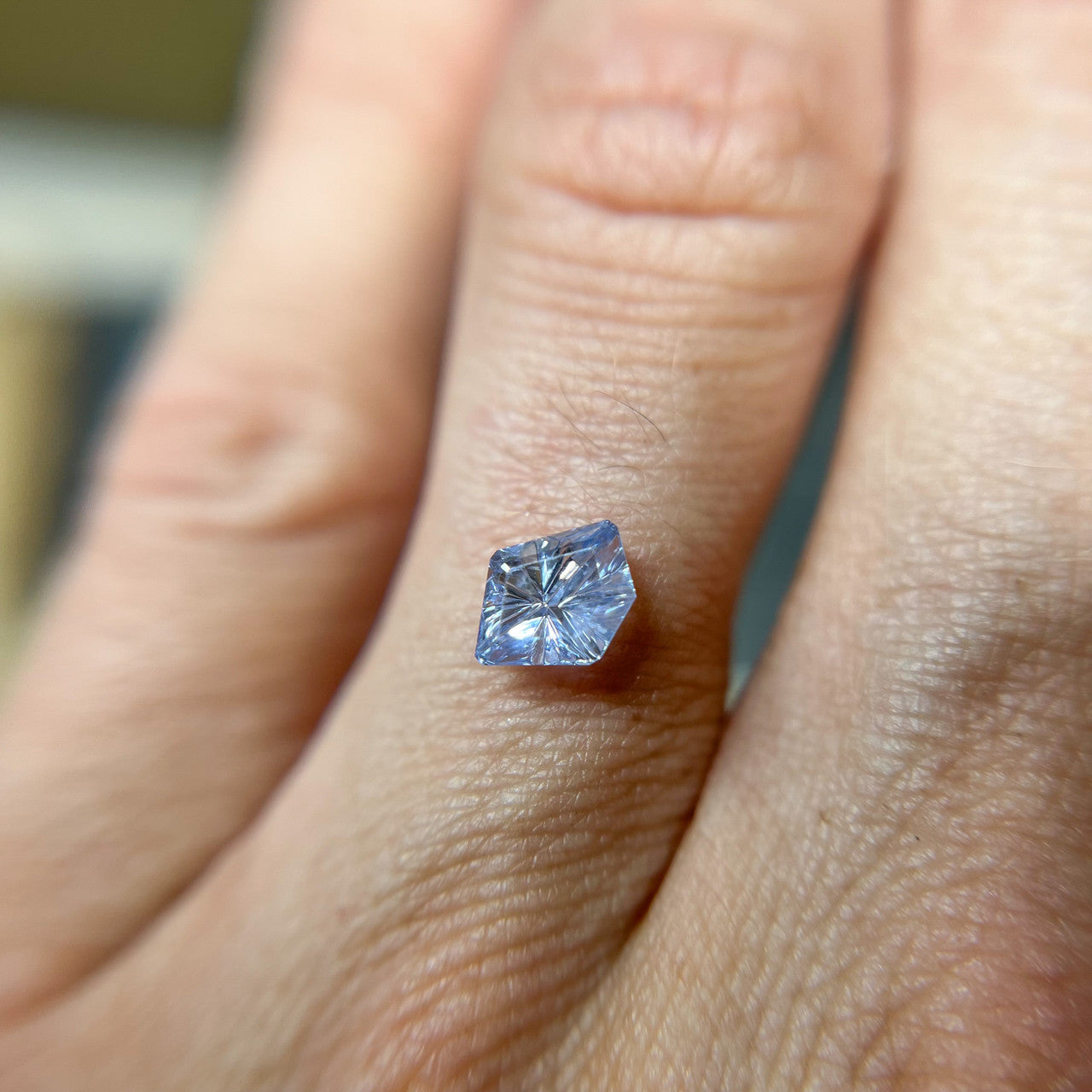 Cornflower Blue Sapphire Starbrite™ Cut by John Dyer