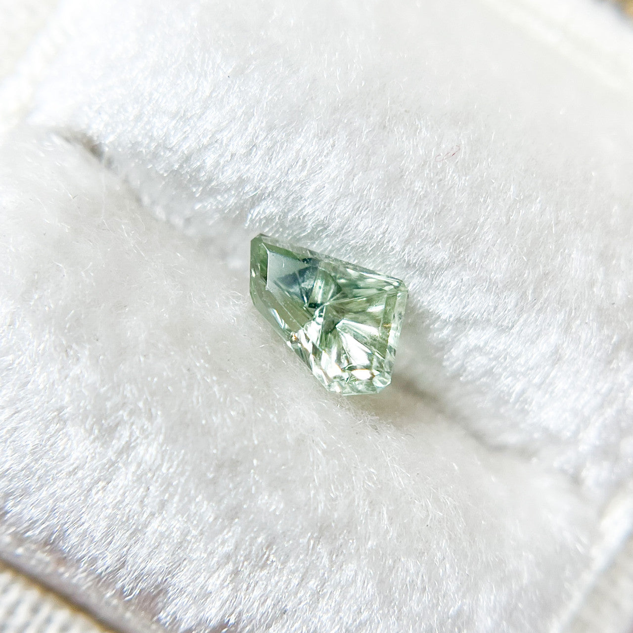 Sea Green Montana Sapphire Freeform Dreamscape™ Cut by John Dyer
