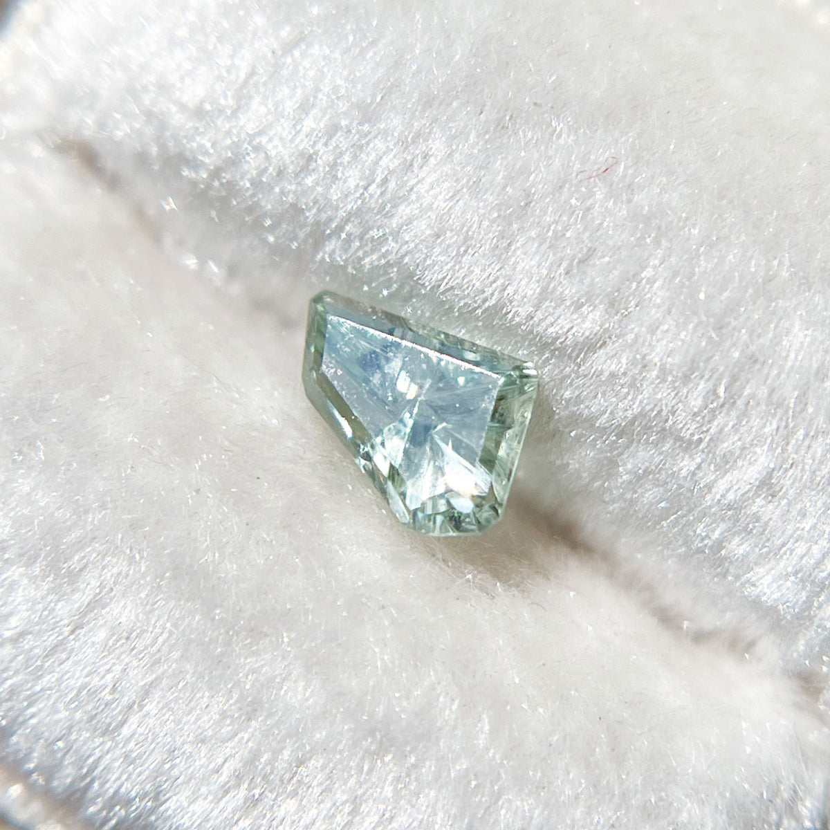 Sea Green Montana Sapphire Freeform Dreamscape™ Cut by John Dyer