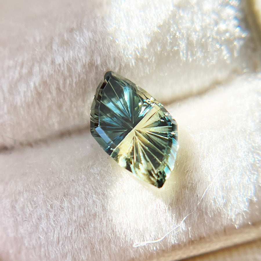 Parti Color Sapphire Freeform Starbrite™ Cut by John Dyer