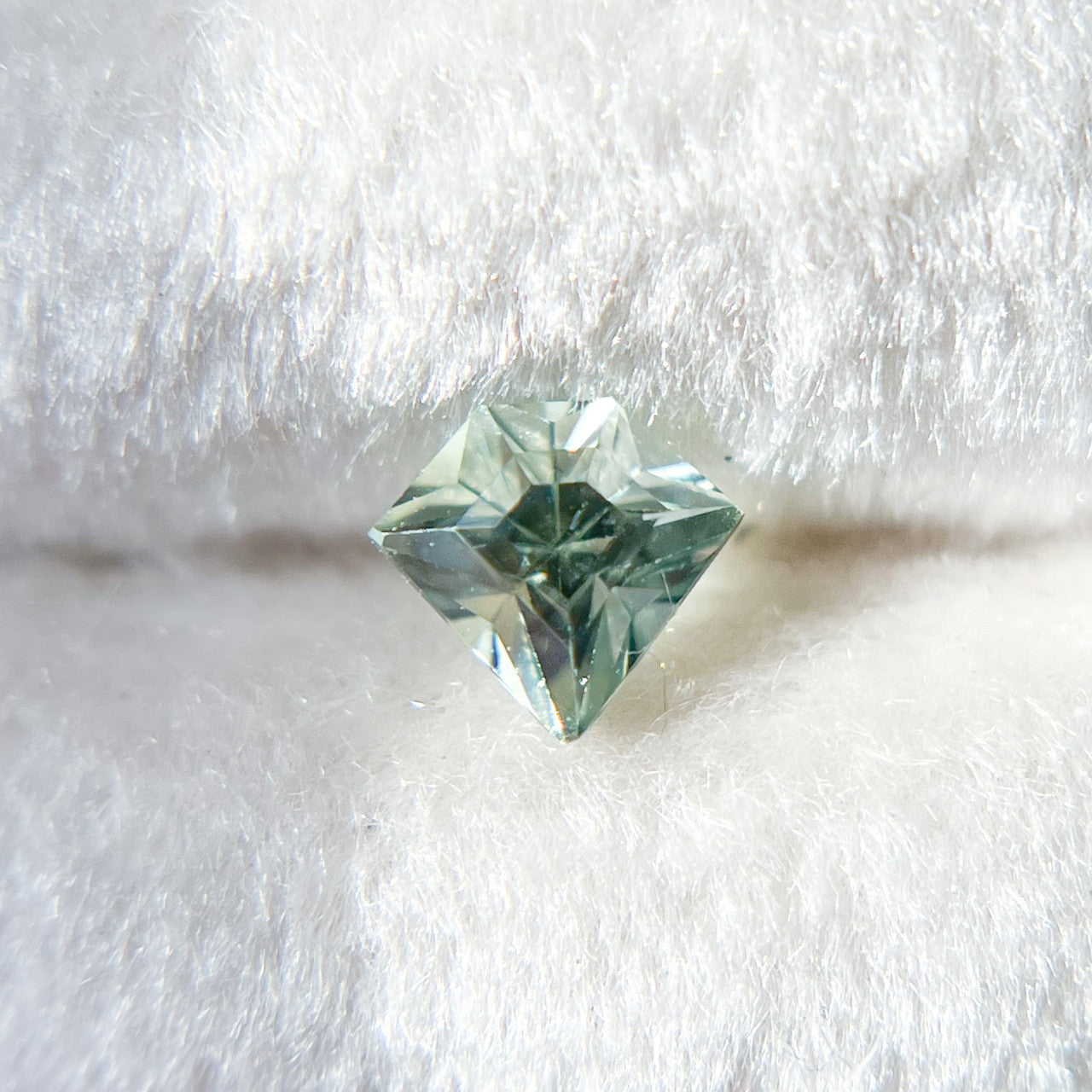 Kite Shaped Australian Sea Green Sapphire