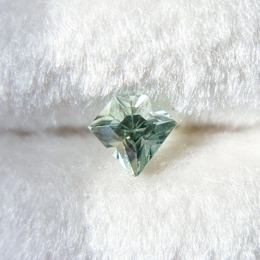 Kite Shaped Australian Sea Green Sapphire