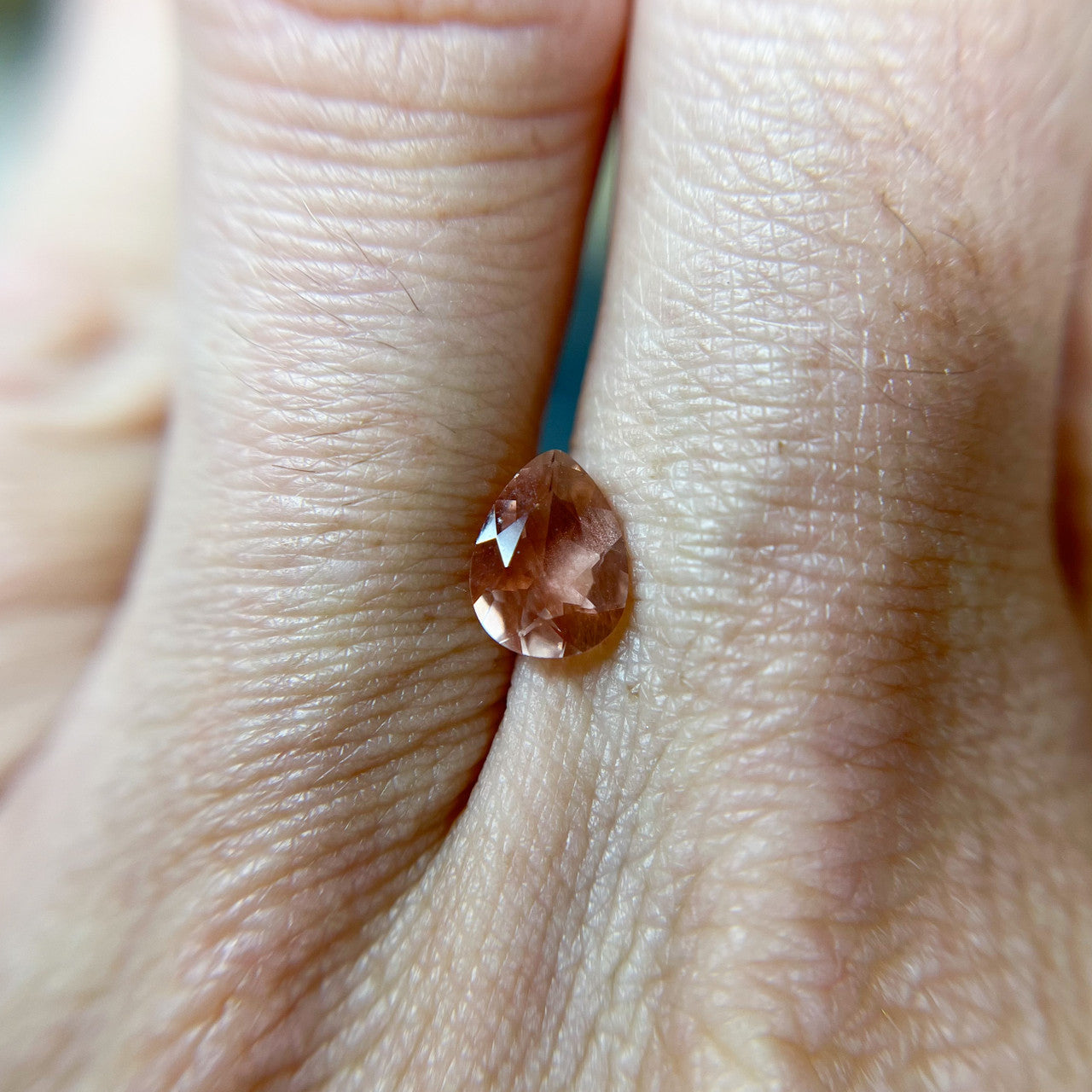 Light Pink Pear Cut Oregon Sunstone