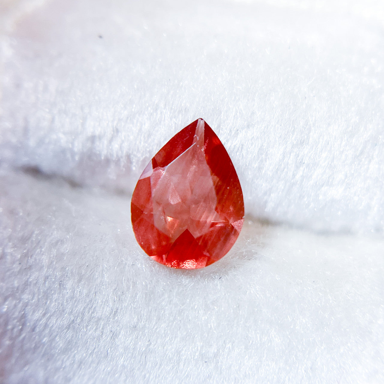 Vibrant Pink Pear Cut Oregon Sunstone