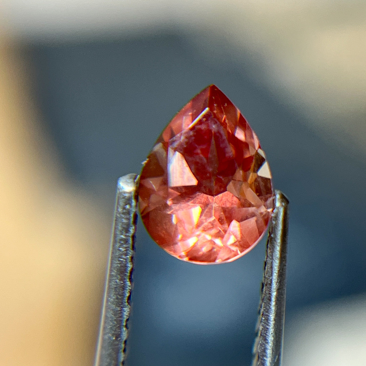 Pink Pear Cut Oregon Sunstone - 1263