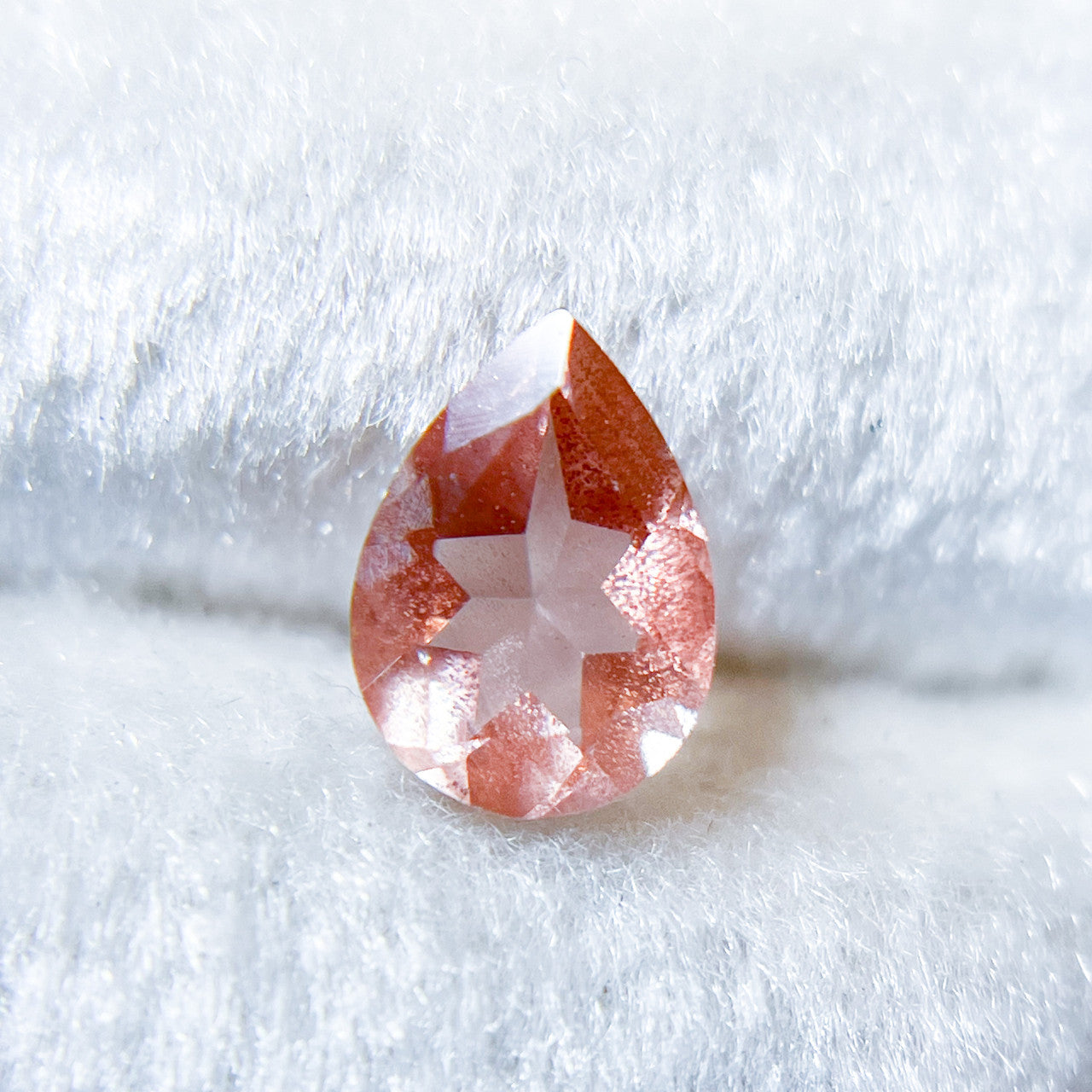 Light Pink Pear Cut Oregon Sunstone