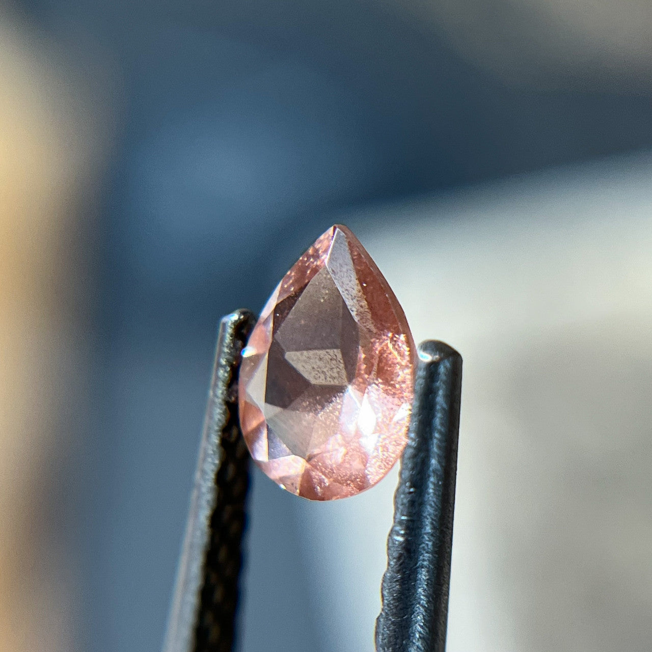 Light Pink Pear Cut Oregon Sunstone