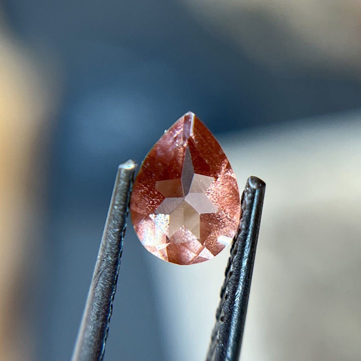 Light Pink Pear Cut Oregon Sunstone
