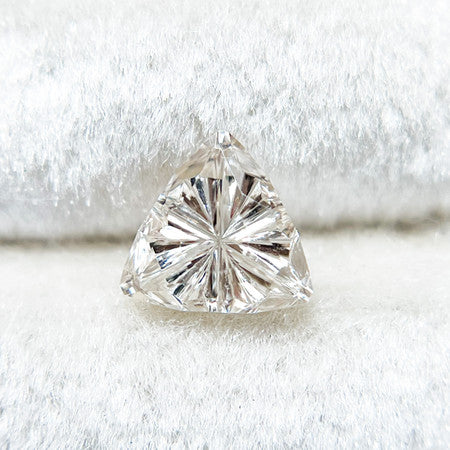 Trillion White Sapphire Starbrite™ Cut by John Dyer