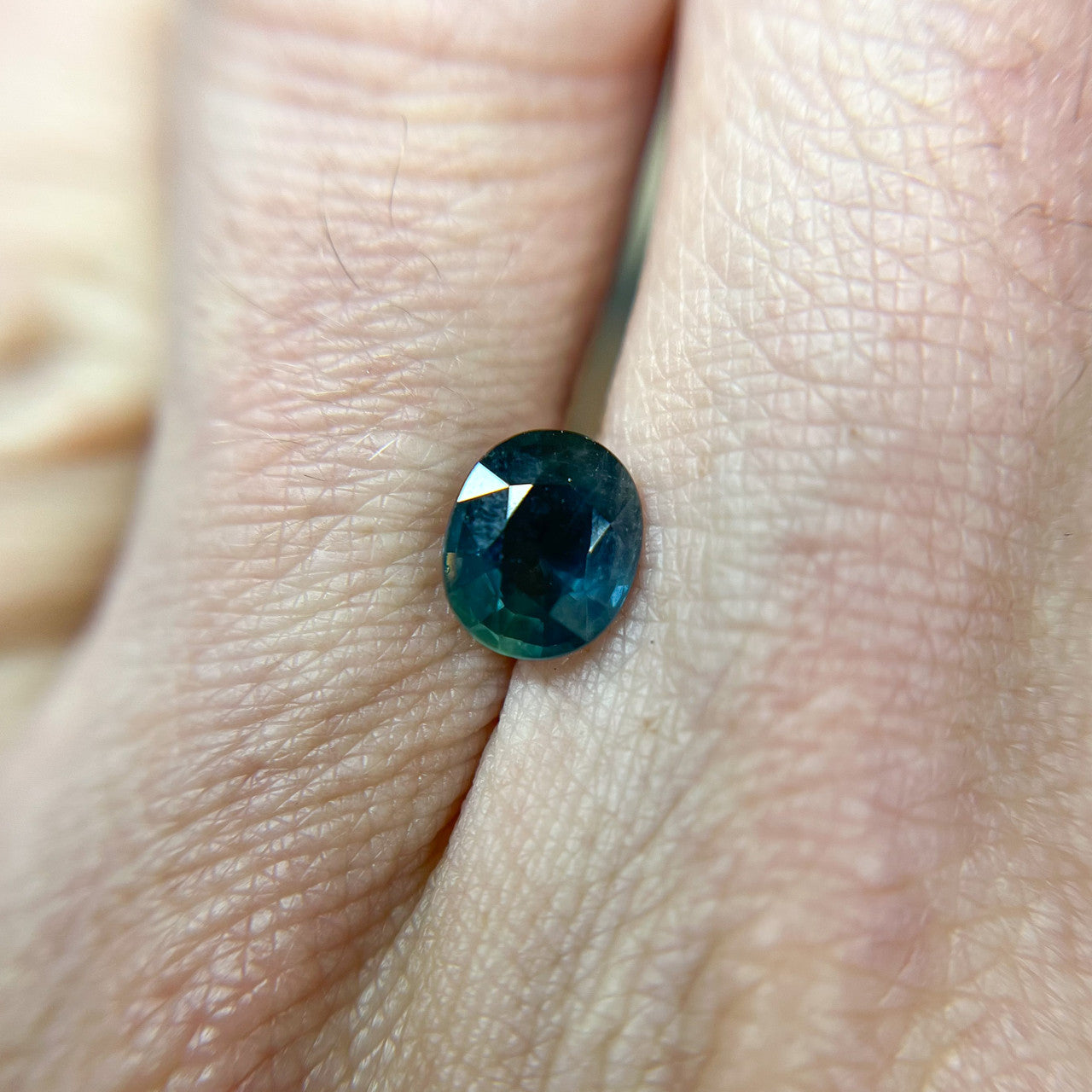 Glowing Blue Oval Cut Montana Sapphire