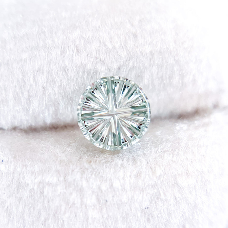 Light Green Montana Sapphire StarBrite™ Cut by John Dyer
