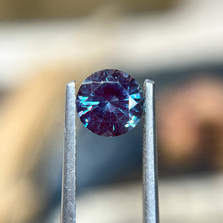 7mm Round Cut Lab Grown Alexandrite