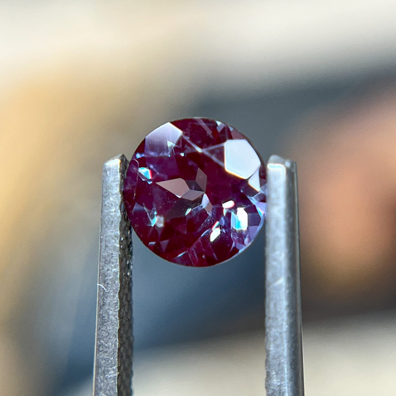 6mm Round Cut Lab Grown Alexandrite