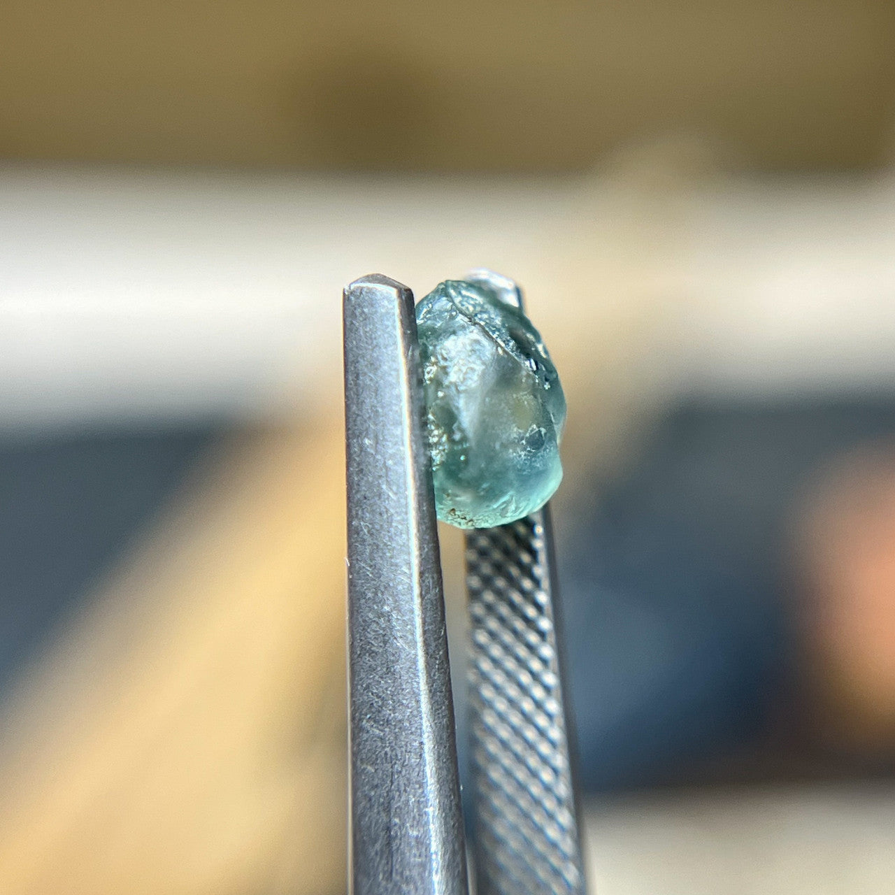 Rough Uncut Radiant Blue Montana Sapphire