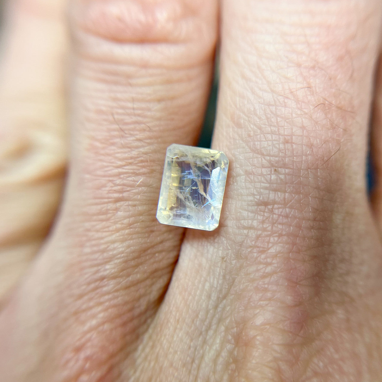 9x7mm Ethereal Blue Moonstone