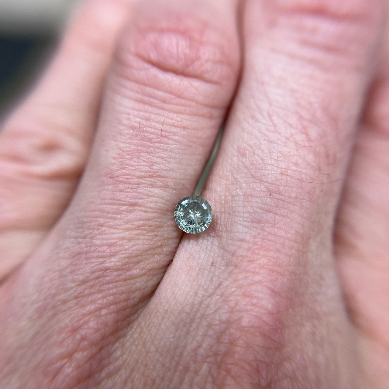 Icy Blue Montana Sapphire StarBrite™ Cut by John Dyer