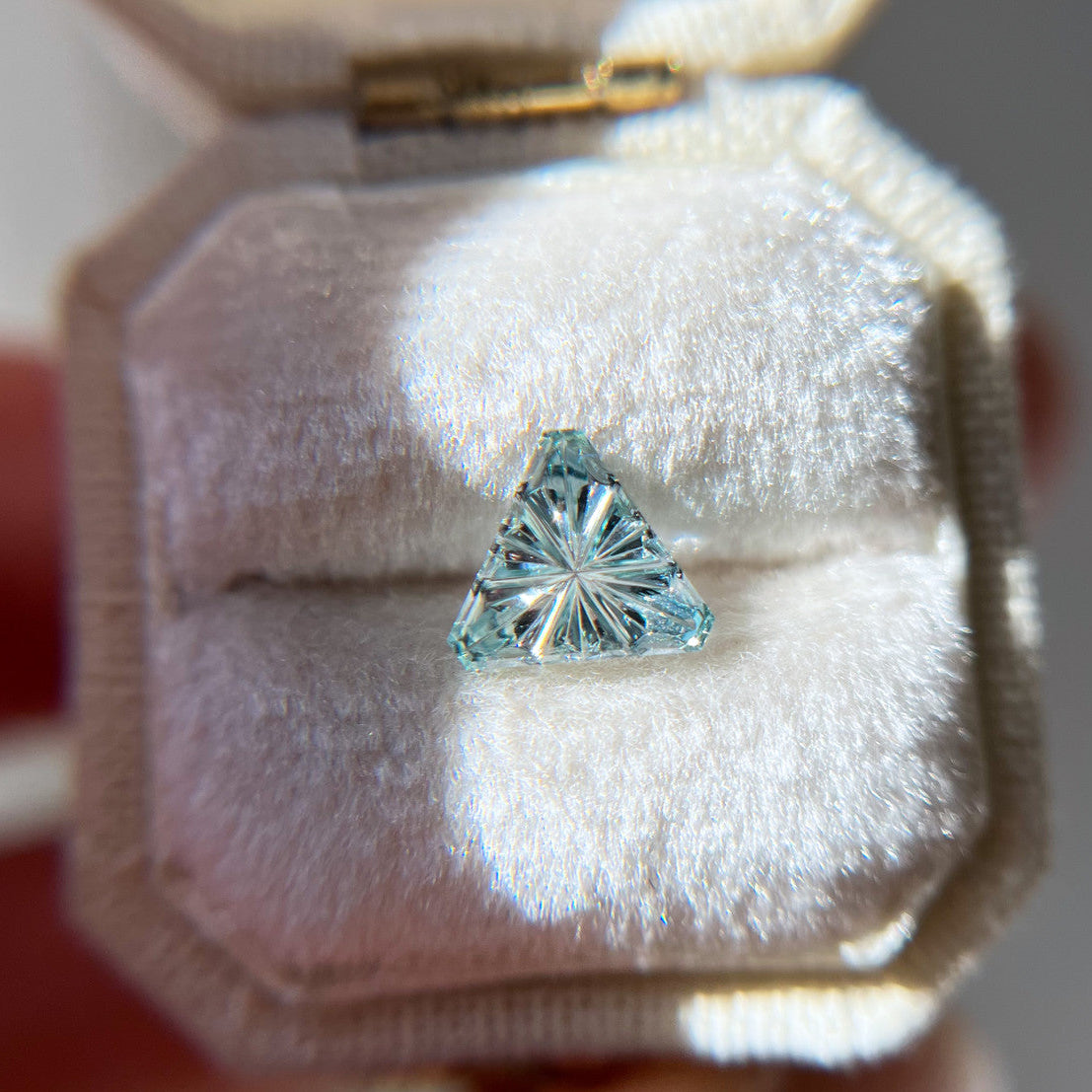 Light Blue Montana Sapphire StarBrite™ Cut by John Dyer