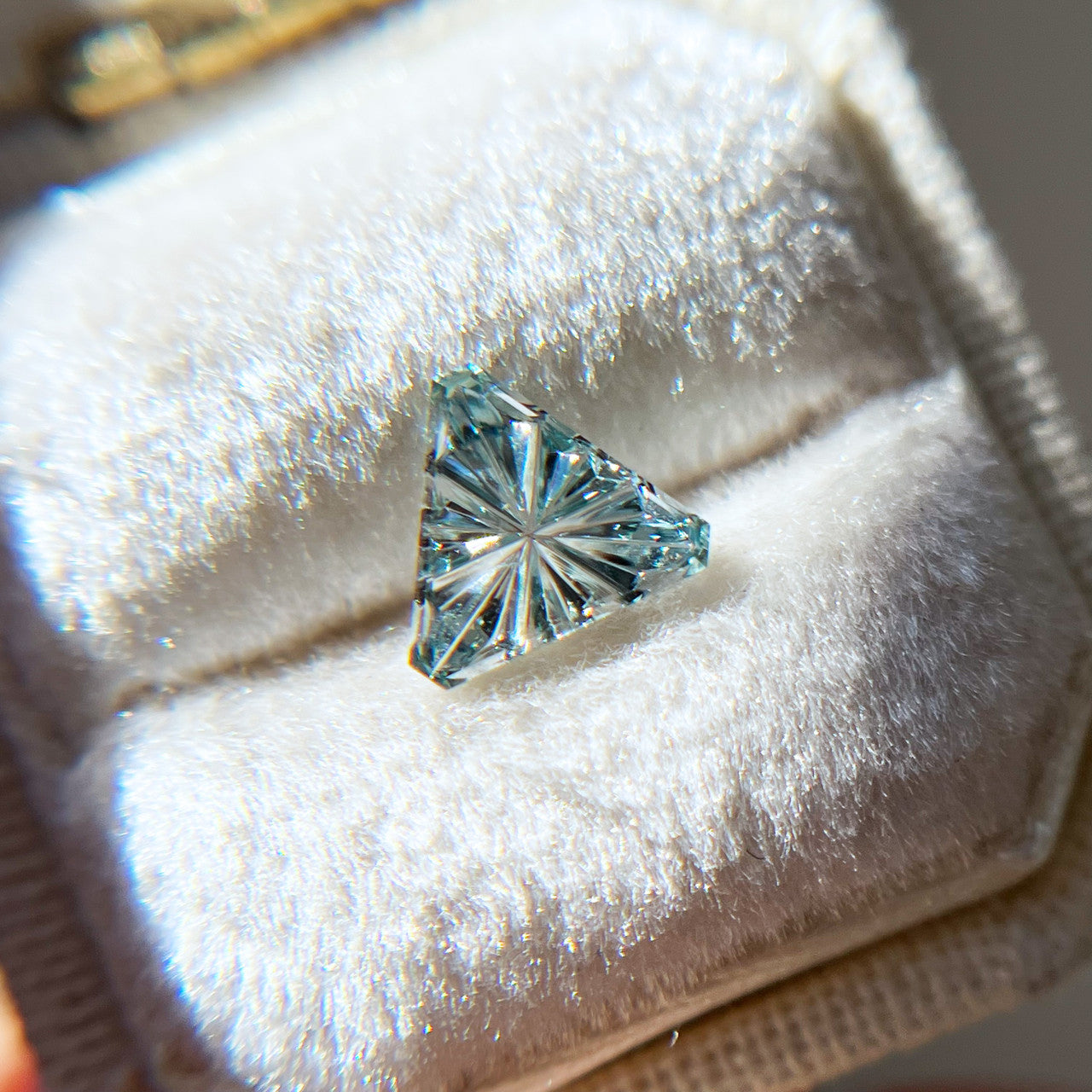 Light Blue Montana Sapphire StarBrite™ Cut by John Dyer