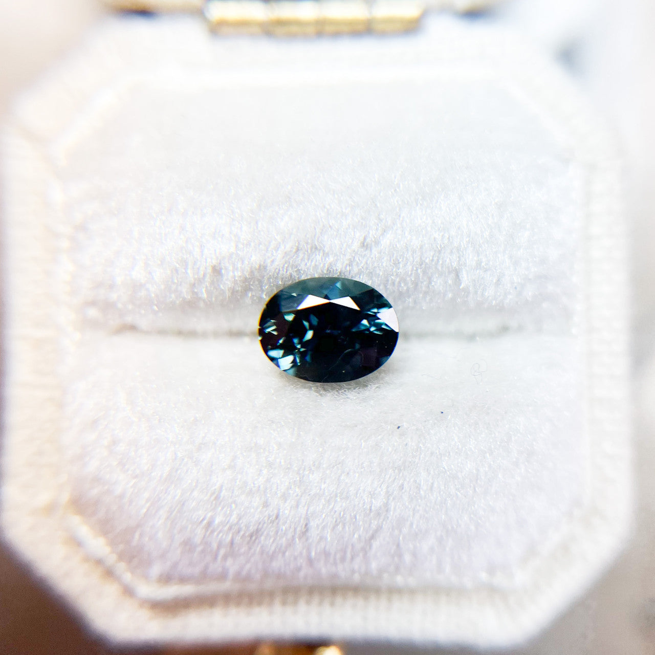 Oval Deep Teal Blue Australian Sapphire by Tatum Gems