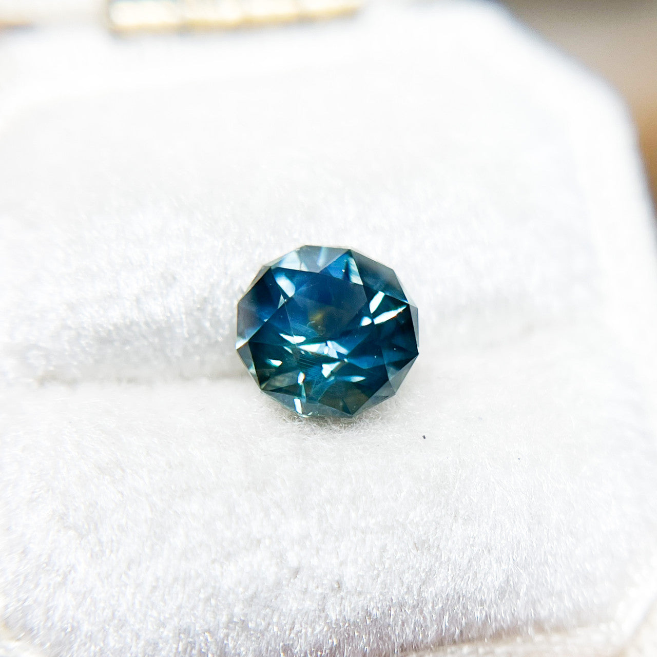 Star Cut Deep Teal Montana Sapphire by Jenna Sloane
