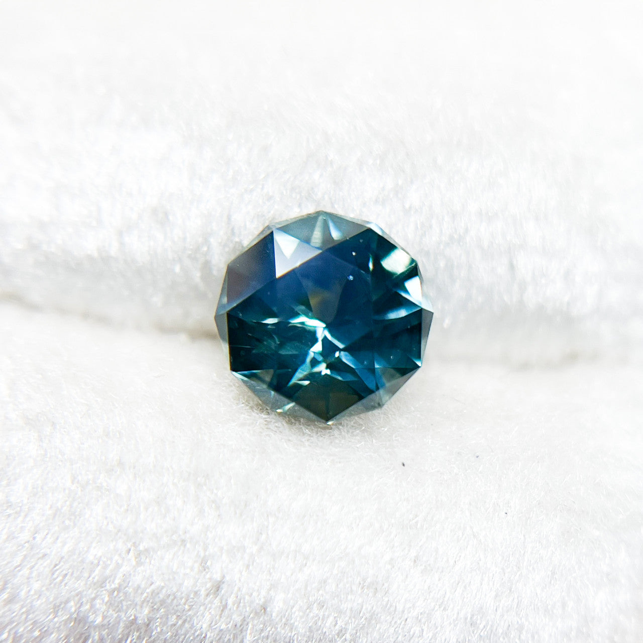 Star Cut Deep Teal Montana Sapphire by Jenna Sloane