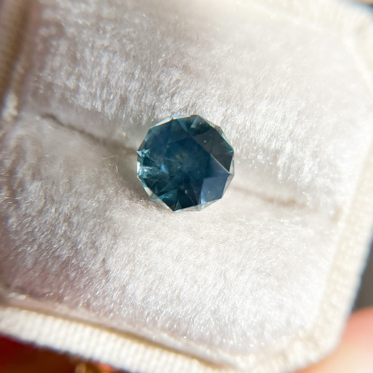 Star Cut Deep Teal Montana Sapphire by Jenna Sloane