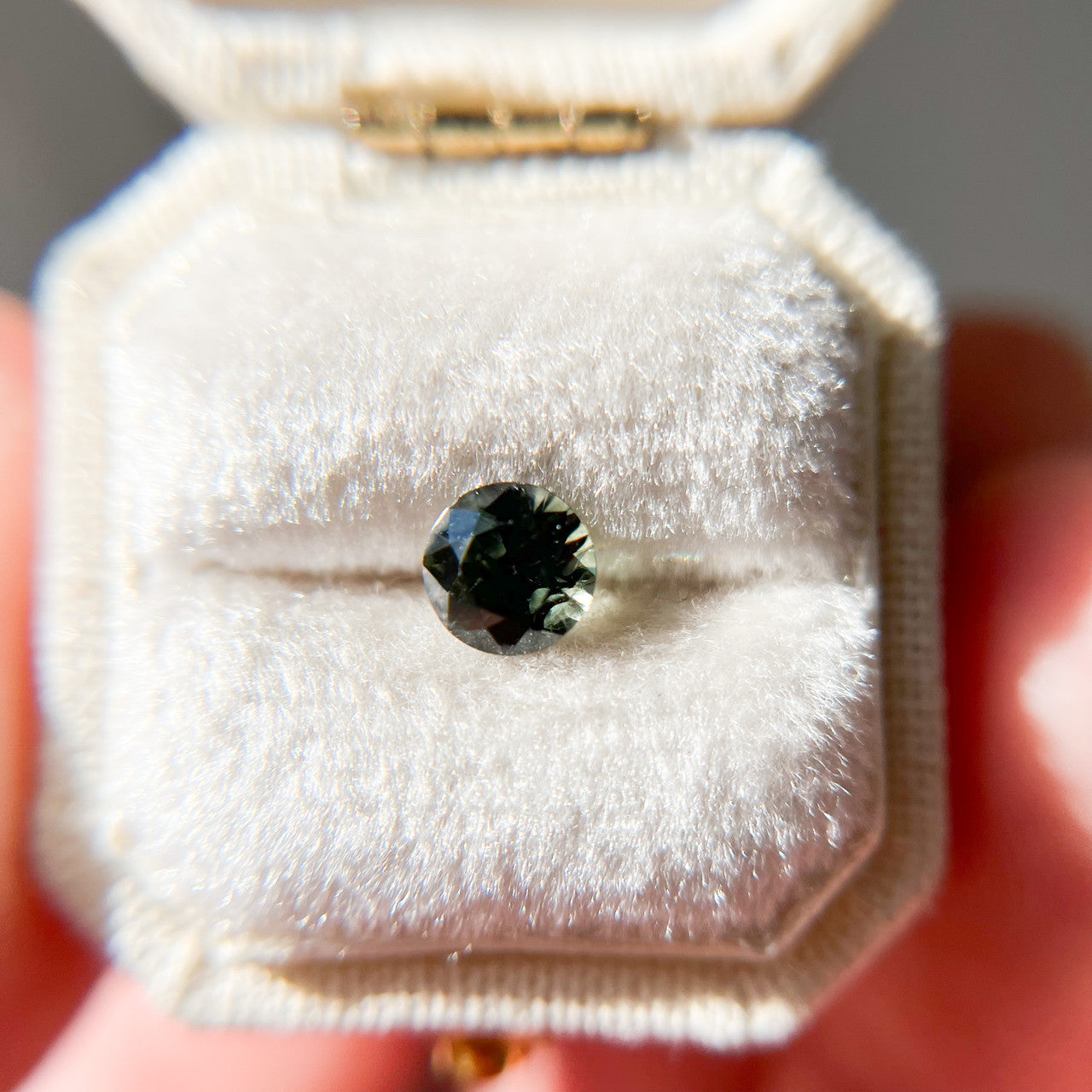 Deep Olive Green Montana Sapphire