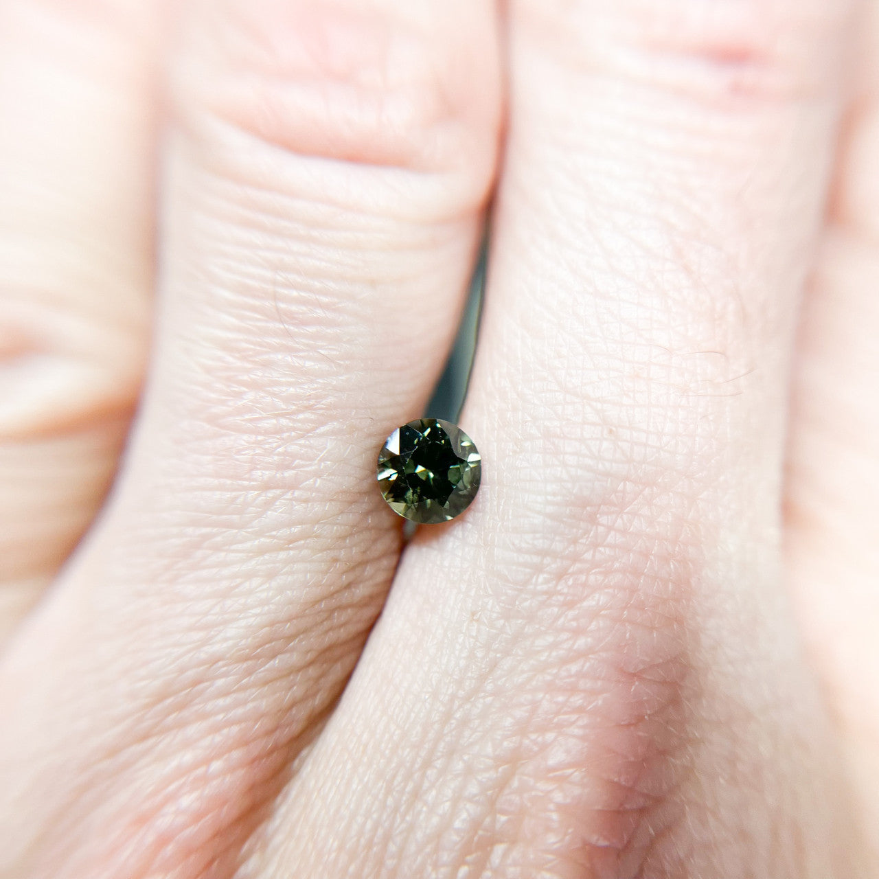Deep Olive Green Montana Sapphire