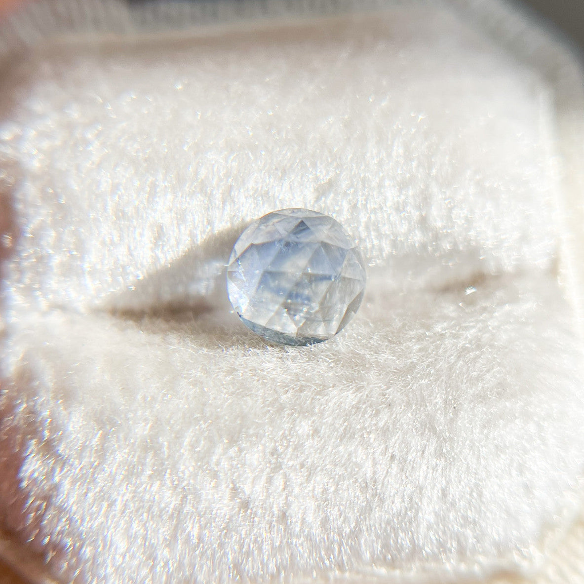 Rose Cut Blue Montana Sapphire