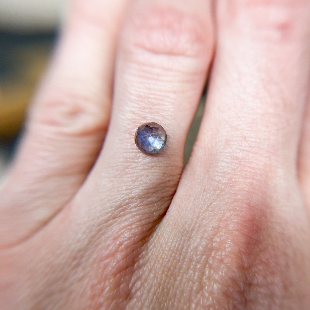 Rose Cut Blue Montana Sapphire
