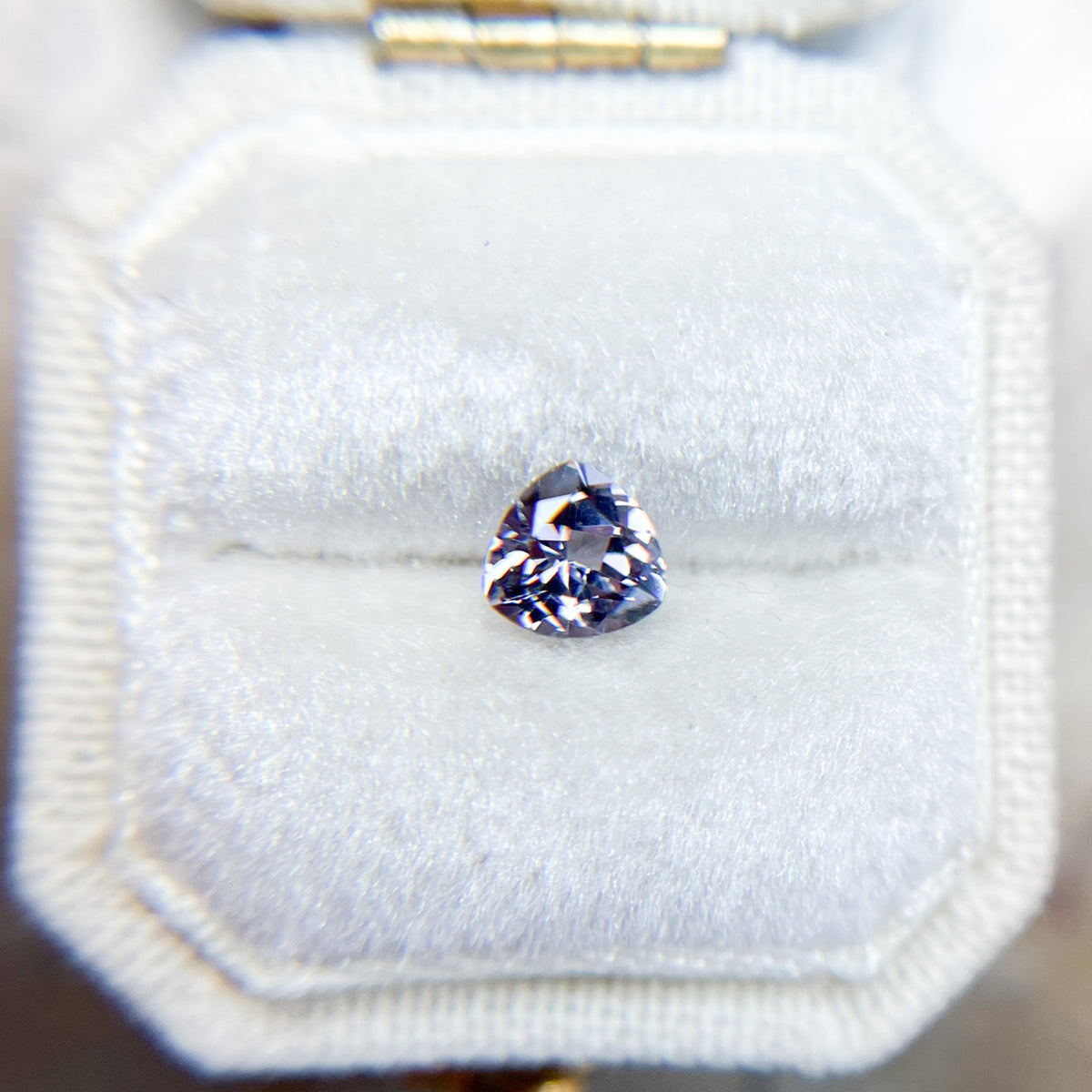 Lavender Trillion Cut Spinel