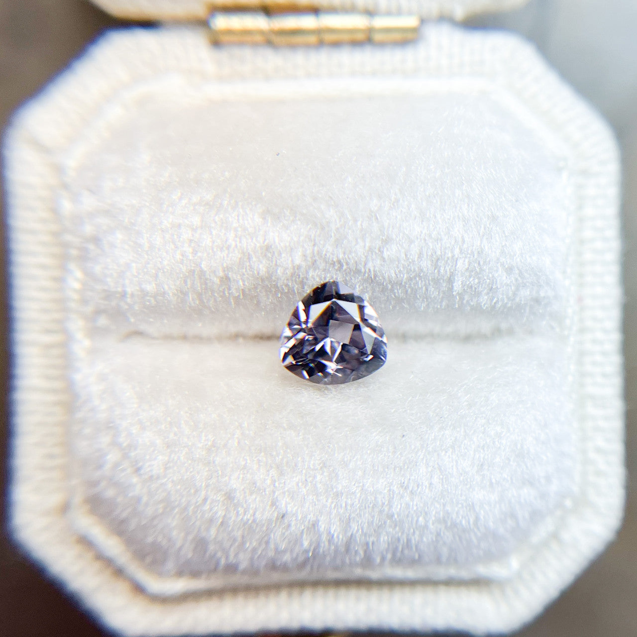 Lavender Trillion Cut Spinel