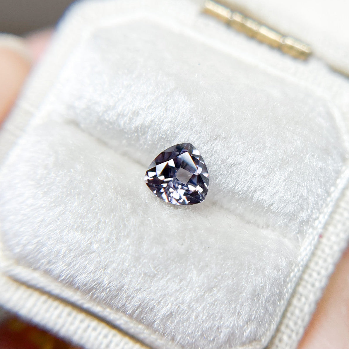 Lavender Trillion Cut Spinel