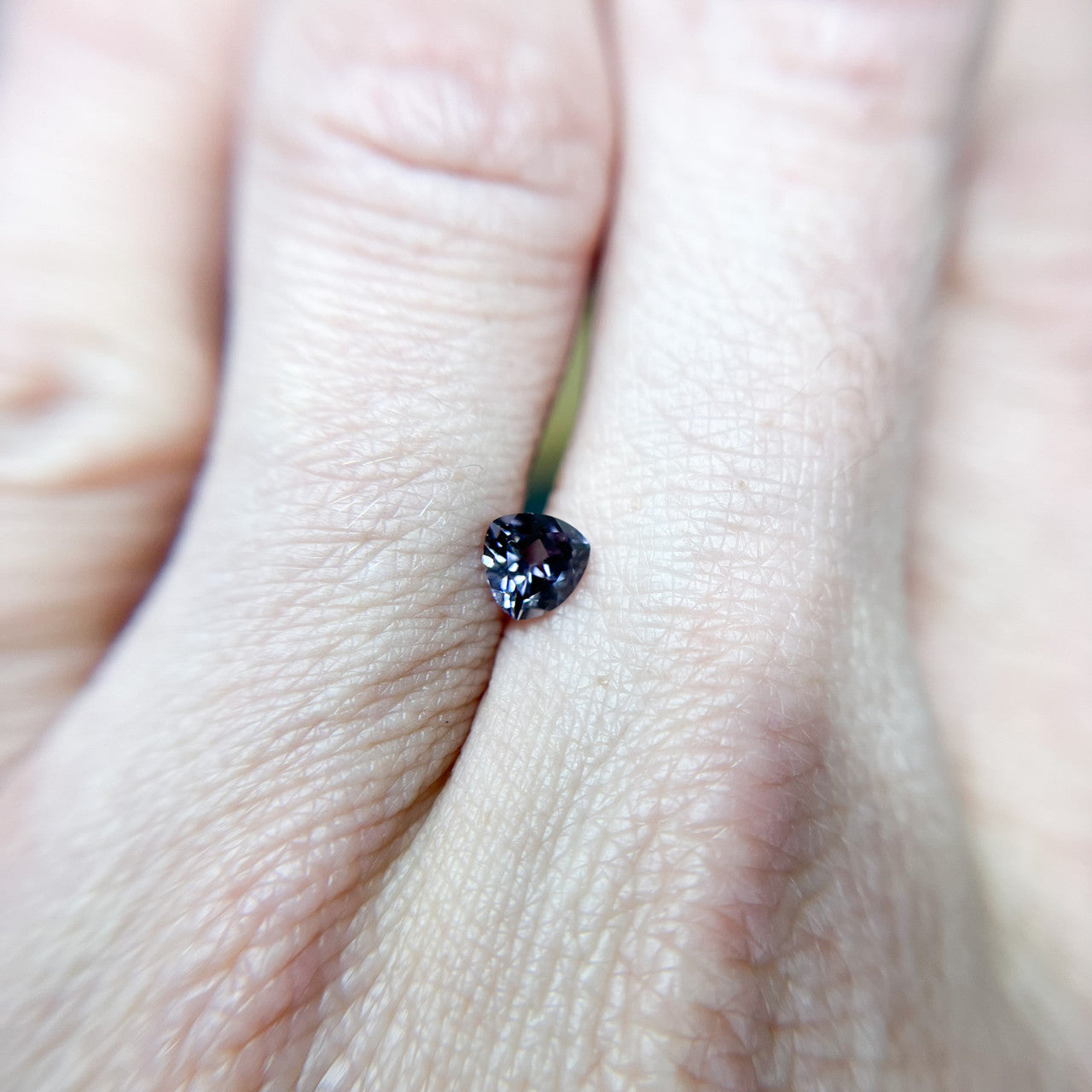 Lavender Trillion Cut Spinel