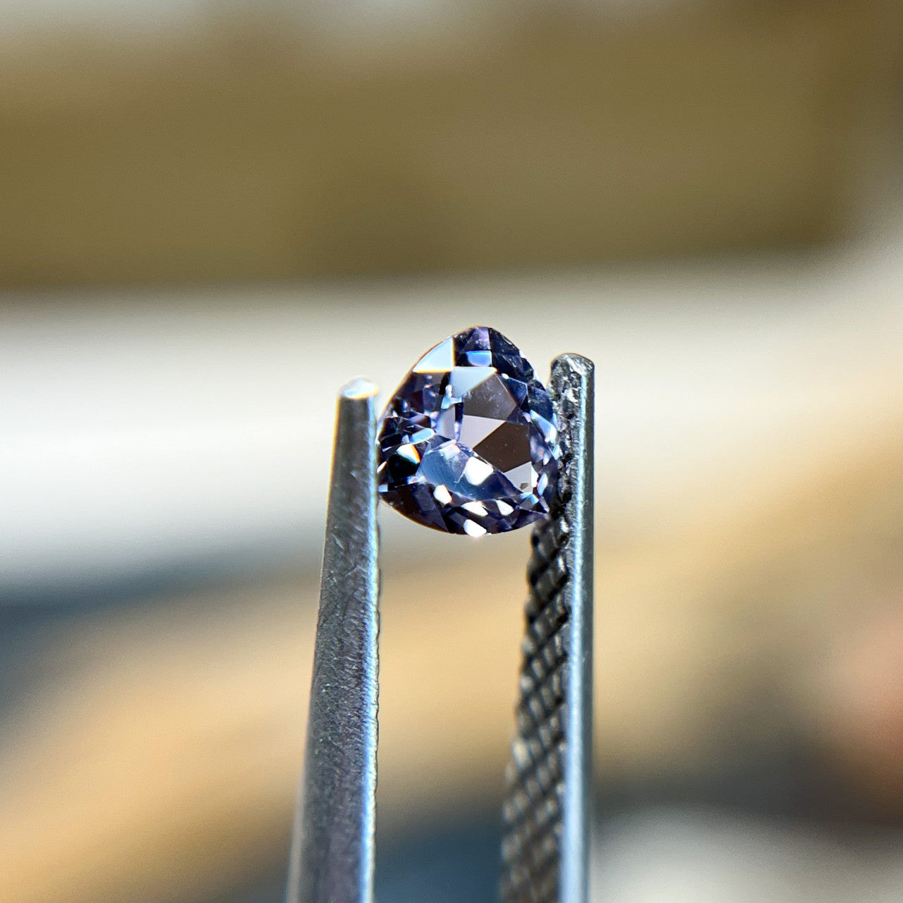 Lavender Trillion Cut Spinel