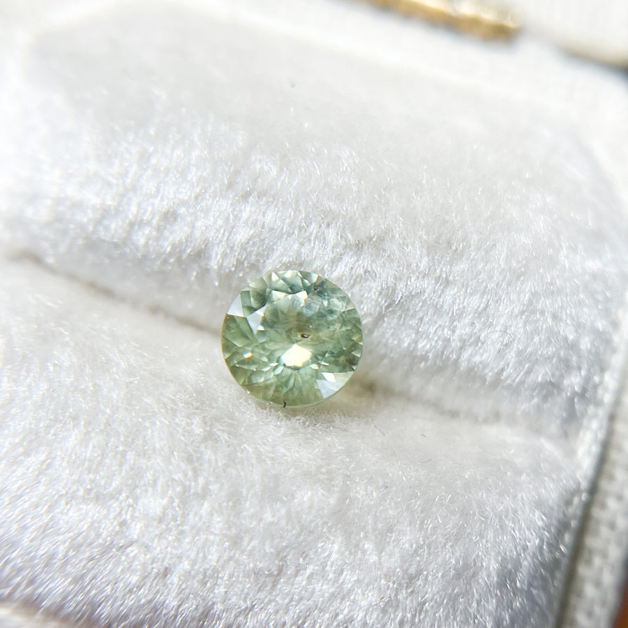 Pale Green Blue Montana Sapphire