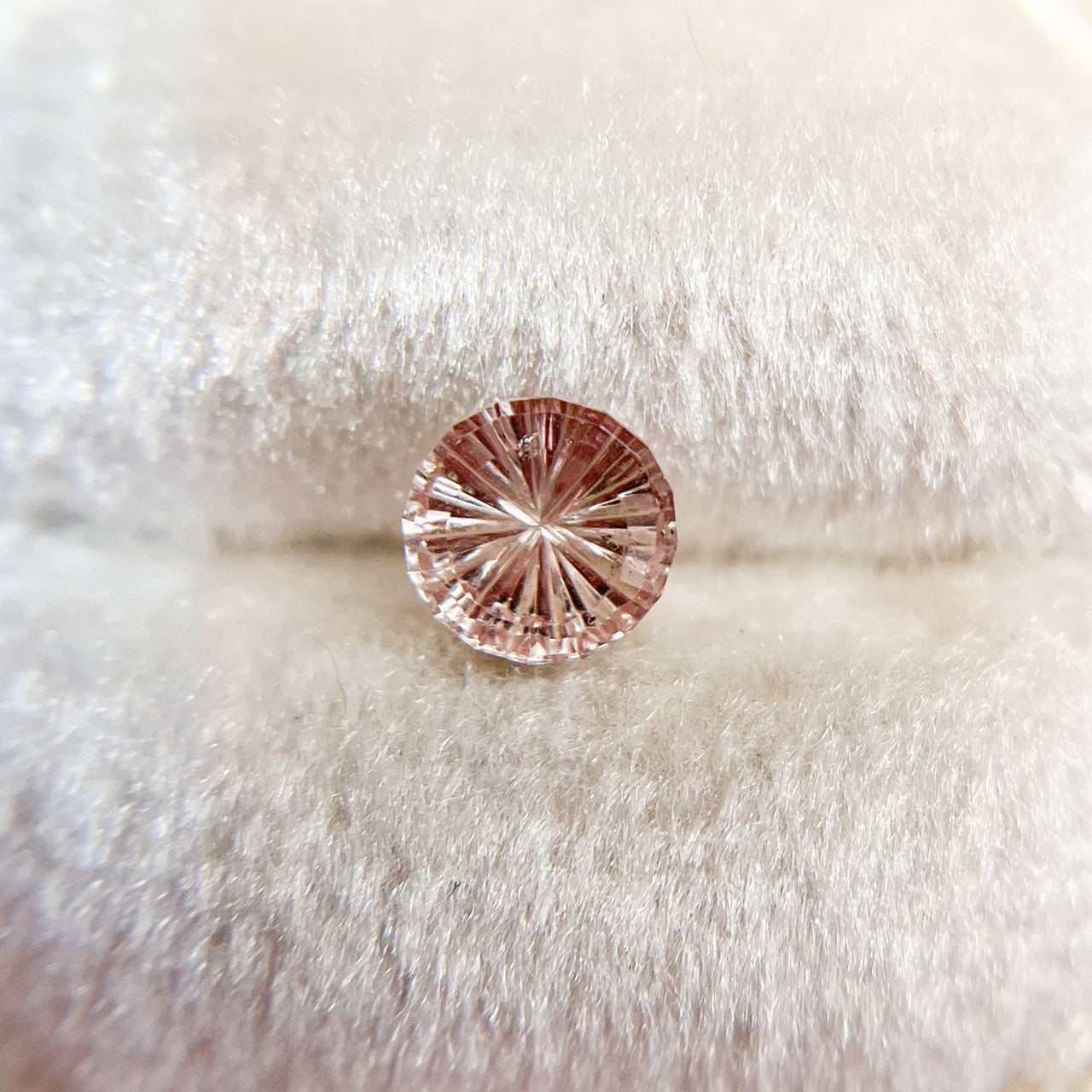 Dragon Malaya Round Garnet StarBrite™ Cut by John Dyer