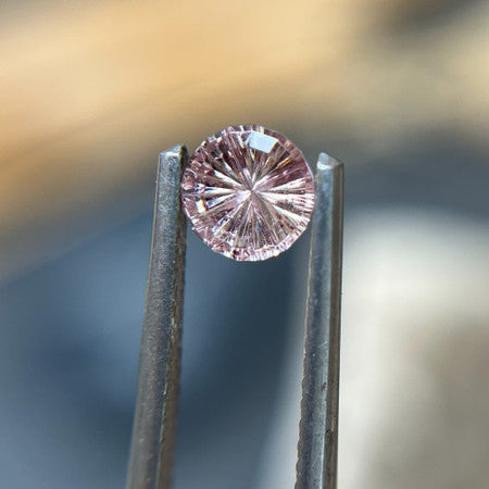 Dragon Malaya Round Garnet StarBrite™ Cut by John Dyer