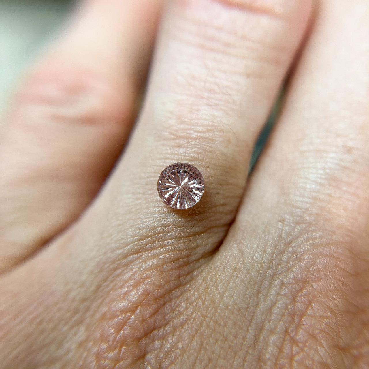 Dragon Malaya Round Garnet StarBrite™ Cut by John Dyer