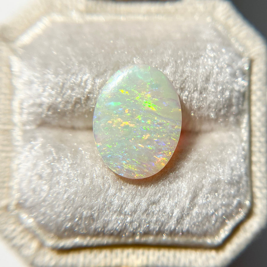 Australian Oval White Opal