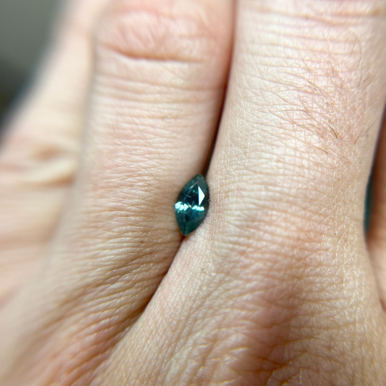 Marquise Cut Teal Montana Sapphire