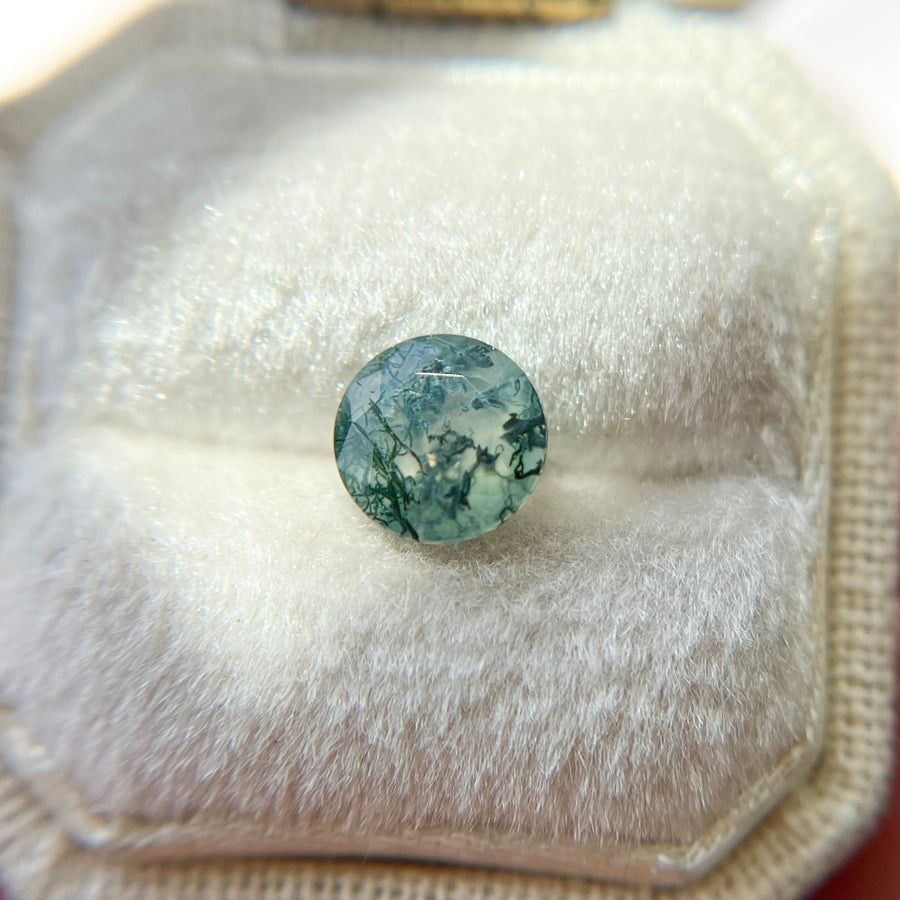 6.5mm Round Moss Agate - 1398