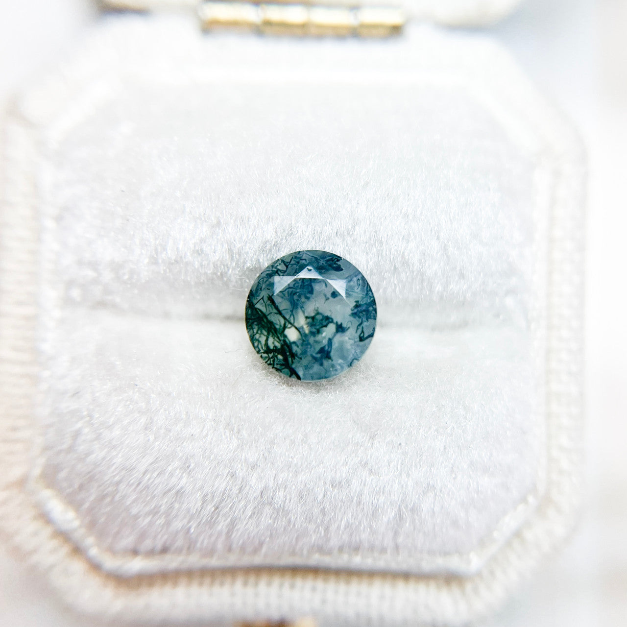 6.5mm Round Moss Agate - 1398